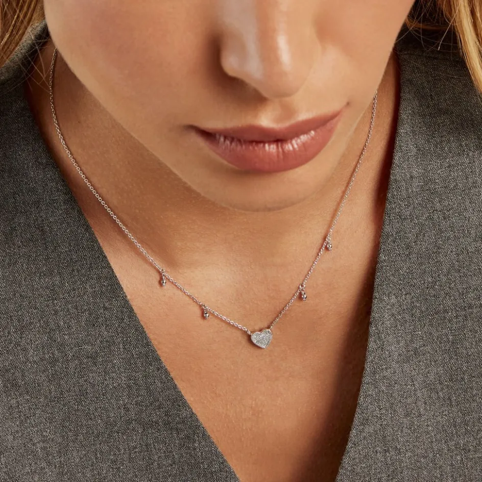 Best Histoire d'Or Collier Sibie Argent Blanc