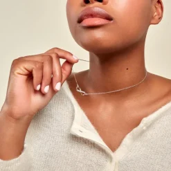 Outlet Histoire d'Or Collier Sohila Argent Blanc Oxyde De Zirconium