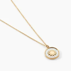 Clearance Histoire d'Or Collier Sunlight Or Jaune Nacre