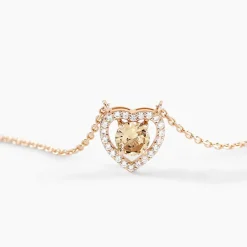 Histoire d'Or Collier Suzon Argent Rose Oxyde De Zirconium* Colliers|Colliers