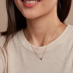 Best Histoire d'Or Collier Tameka Or Bicolore Saphir Diamant