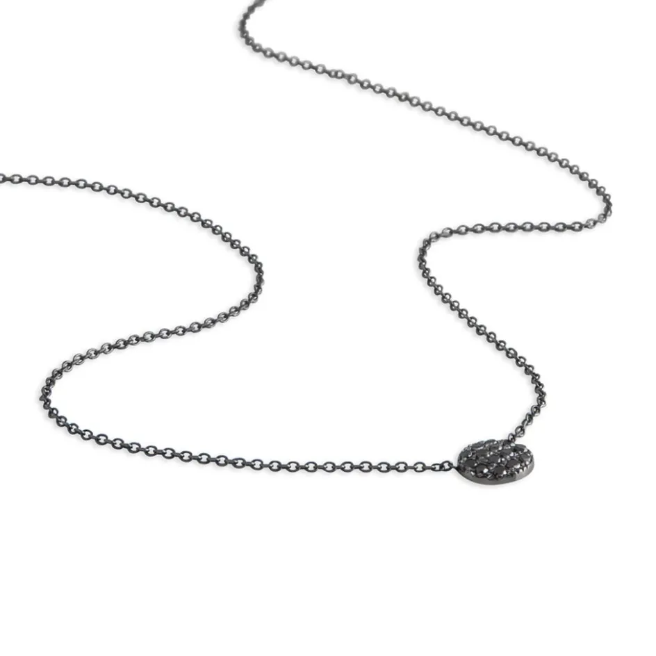 Sale Histoire d'Or Collier Teani Or Blanc Diamant or blanc diamant noir