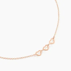 Outlet Histoire d'Or Collier Trinity Argent Rose