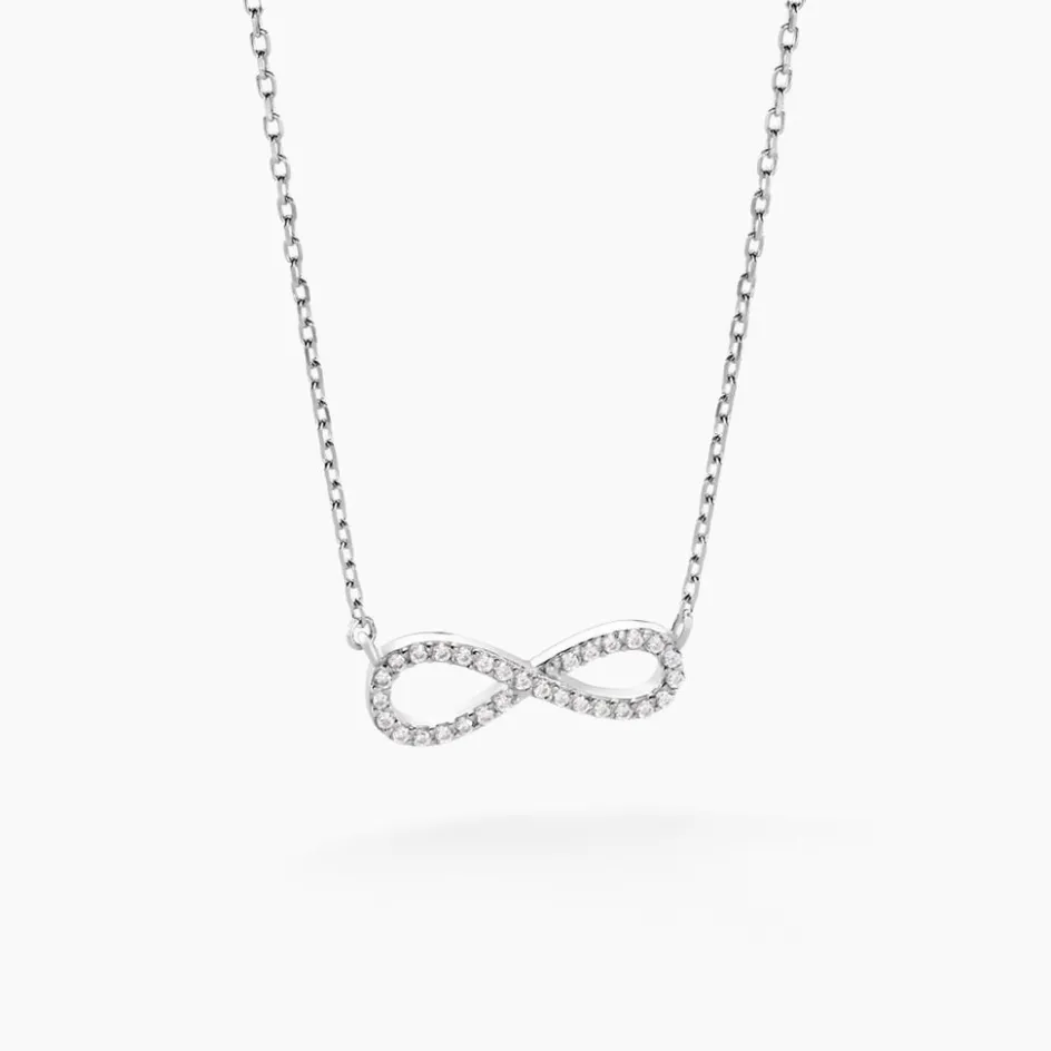 Best Histoire d'Or Collier Veda Argent Blanc Oxyde De Zirconium