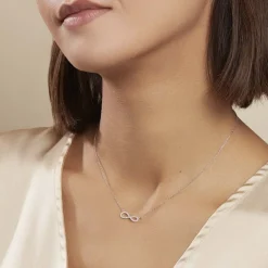 Best Histoire d'Or Collier Veda Argent Blanc Oxyde De Zirconium