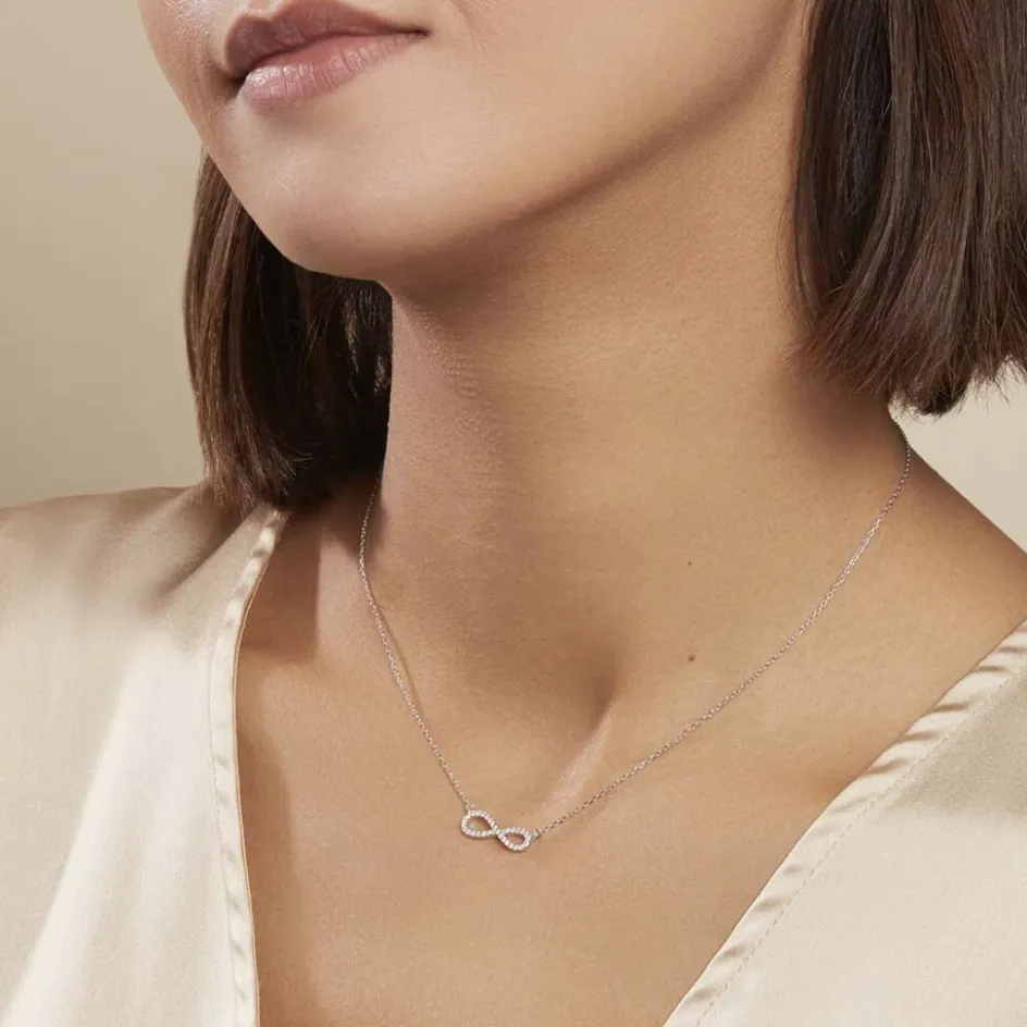 Best Histoire d'Or Collier Veda Argent Blanc Oxyde De Zirconium