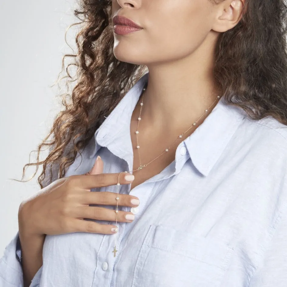 Outlet Histoire d'Or Collier Vesta Or Jaune Perle De Culture