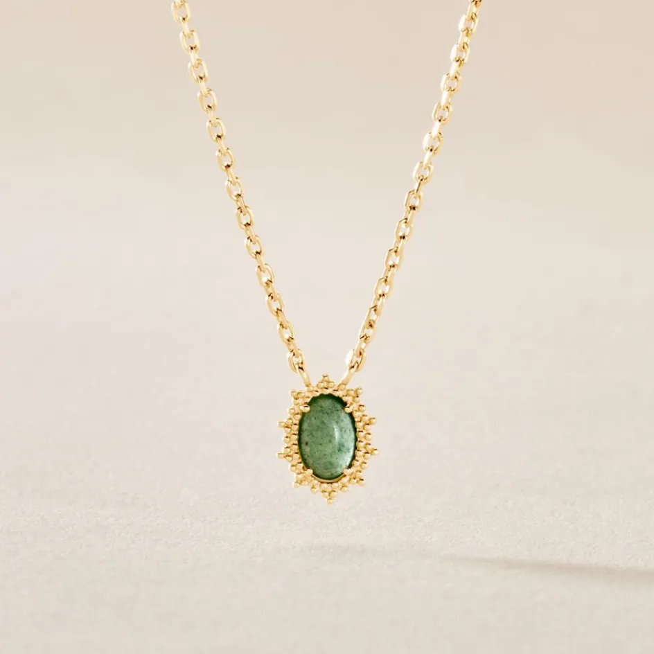 Histoire d'Or Collier Vintage Love Plaqué Or Jaune Aventurine* Colliers|Colliers