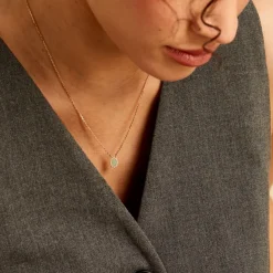 Histoire d'Or Collier Vintage Love Plaqué Or Jaune Aventurine* Colliers|Colliers