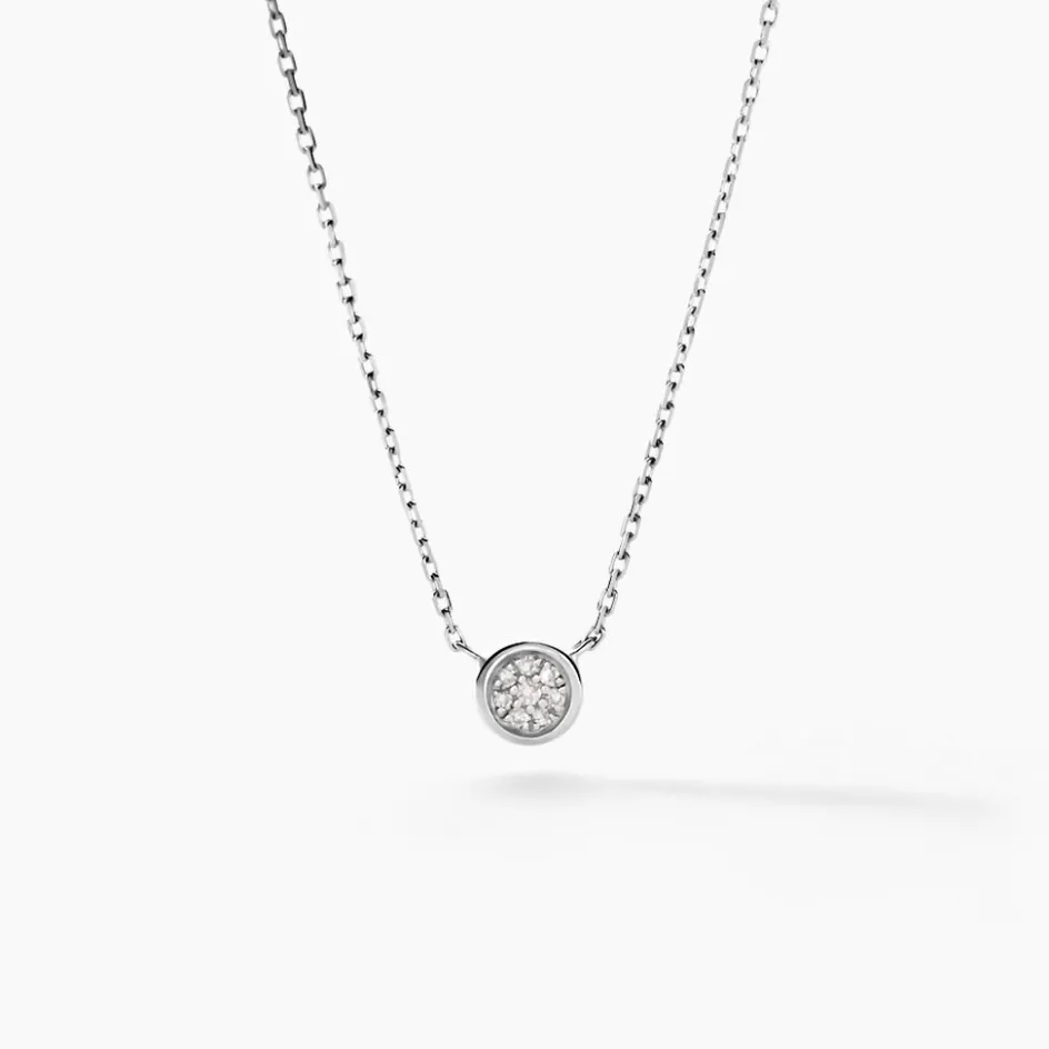 Best Histoire d'Or Collier Violanda or blanc diamant