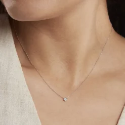 Best Histoire d'Or Collier Violanda or blanc diamant