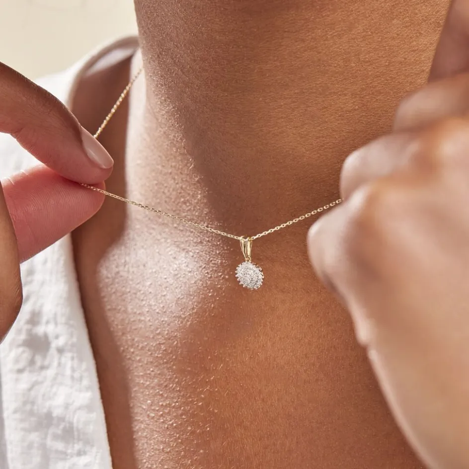 Best Histoire d'Or Collier Véronick Or Jaune Diamant