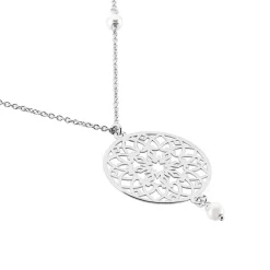 Sale Histoire d'Or Collier Yolenn Argent Blanc Perle De Culture