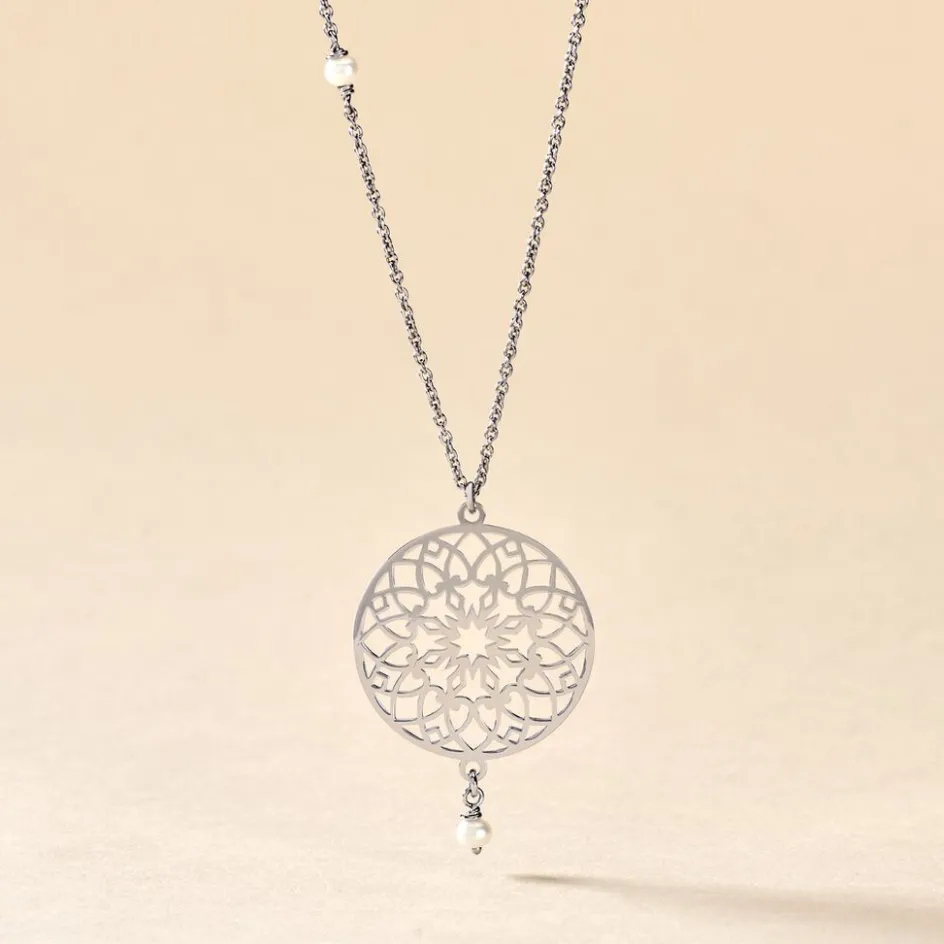 Sale Histoire d'Or Collier Yolenn Argent Blanc Perle De Culture