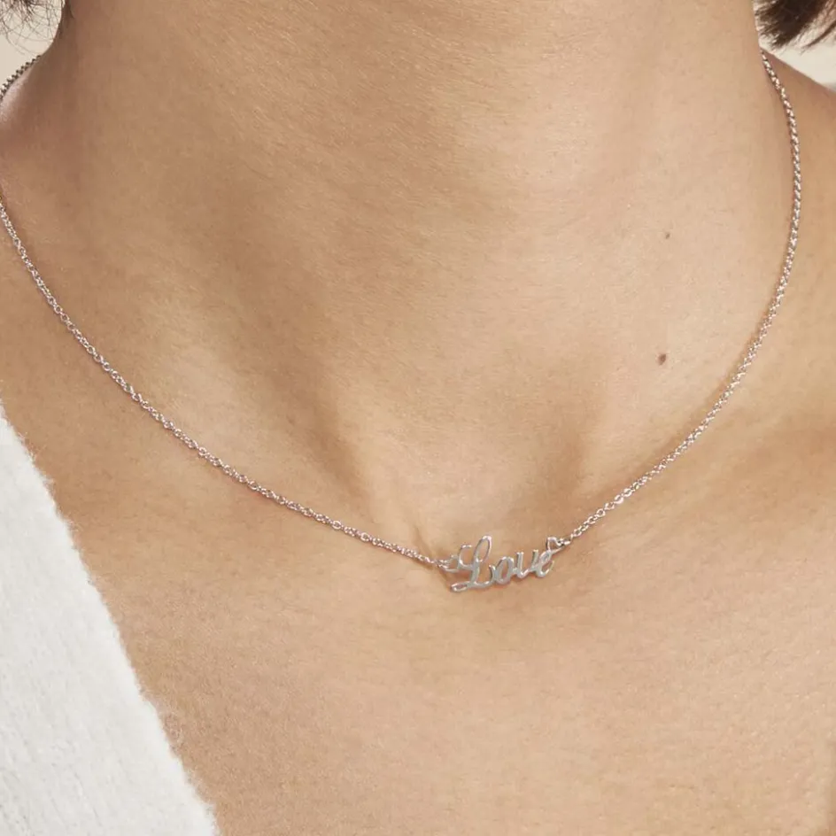 Best Histoire d'Or Collier Yuki Argent Blanc