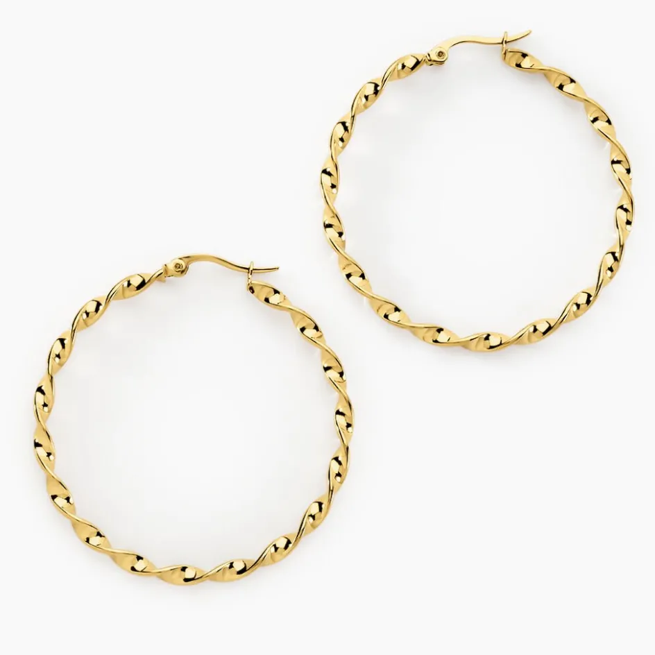 Clearance Histoire d'Or Creoles Acier Dore Antonello acier doré