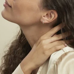 Histoire d'Or Creoles Or Jaune Aryanna Diamants* Boucles D'Oreilles|Boucles D'Oreilles Créoles