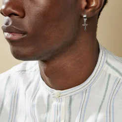 Outlet Histoire d'Or Créole Unitaire Elias Argent Blanc