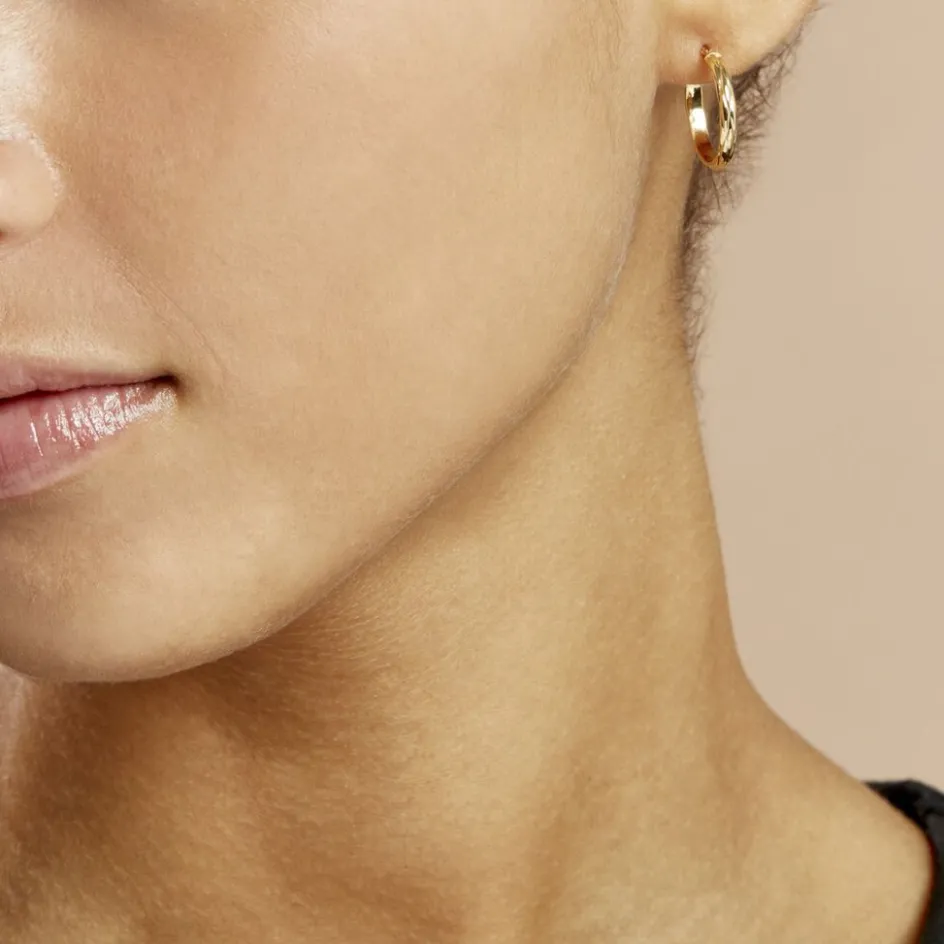 Clearance Histoire d'Or Créoles Ananas or jaune