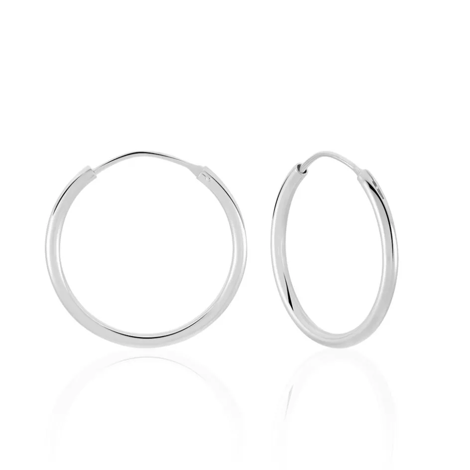 Best Histoire d'Or Créoles Olympia argent blanc