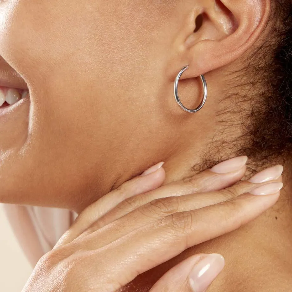 Best Histoire d'Or Créoles Olympia argent blanc