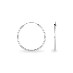 Online Histoire d'Or Créoles Olympia argent blanc