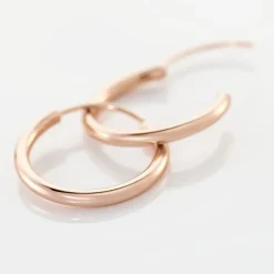 Histoire d'Or Créoles Argent Rose Olympia* Boucles D'Oreilles|Boucles D'Oreilles Fantaisie