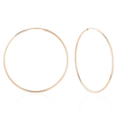 Hot Histoire d'Or Créoles Argent Rose Olympia argent blanc