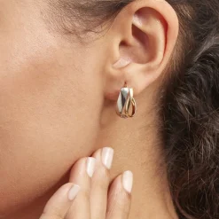 Sale Histoire d'Or Créoles Ayliz Or Bicolore