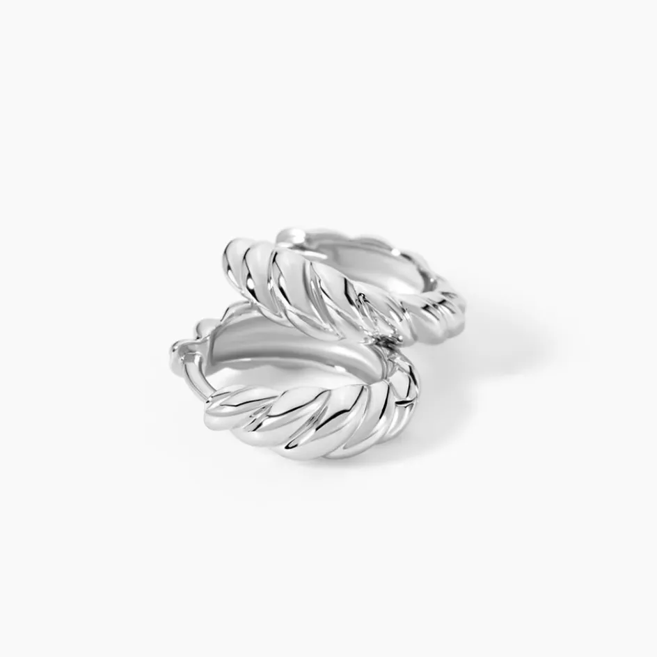 Best Histoire d'Or Créoles Bellinda Argent Blanc