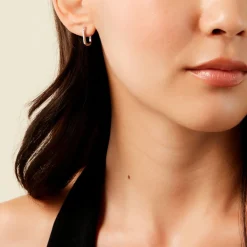 Sale Histoire d'Or Créoles Carlota Argent Blanc