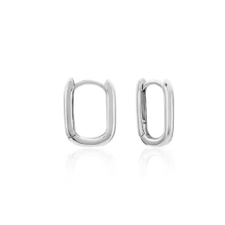 New Histoire d'Or Créoles Carlyn argent blanc