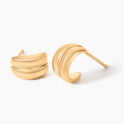 Sale Histoire d'Or Créoles Dionna Plaqué Or Jaune