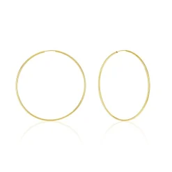 Hot Histoire d'Or Créoles Dominae Flexible or jaune