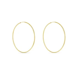 Hot Histoire d'Or Créoles Dominae Flexible or jaune