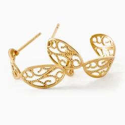 Outlet Histoire d'Or Créoles Golden Acanty Or Jaune