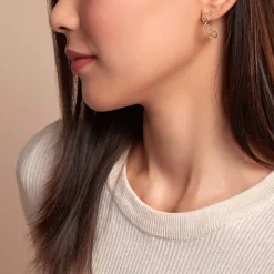 Outlet Histoire d'Or Créoles Golden Acanty Or Jaune