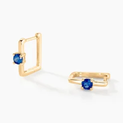 Hot Histoire d'Or Créoles Harmonie or jaune saphir