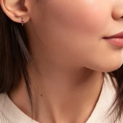 Discount Histoire d'Or Créoles Harmonie or jaune rubis