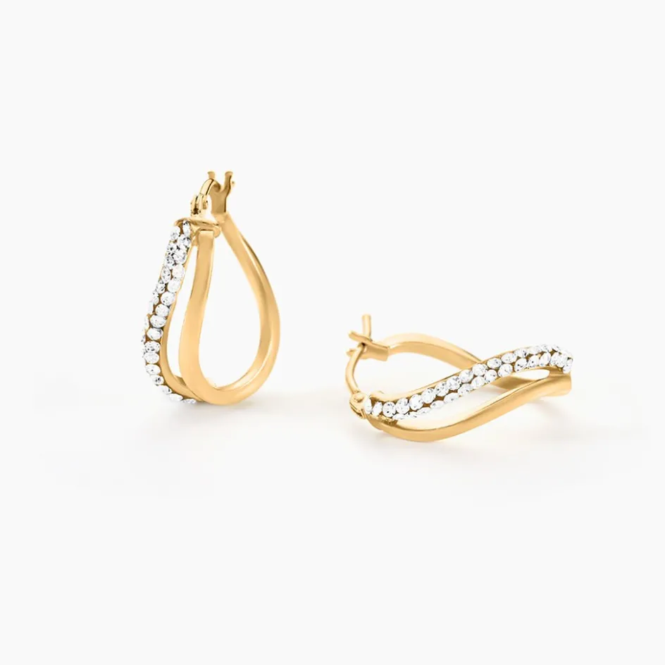 Online Histoire d'Or Créoles Hekate Or Jaune Strass or jaune strass blanc