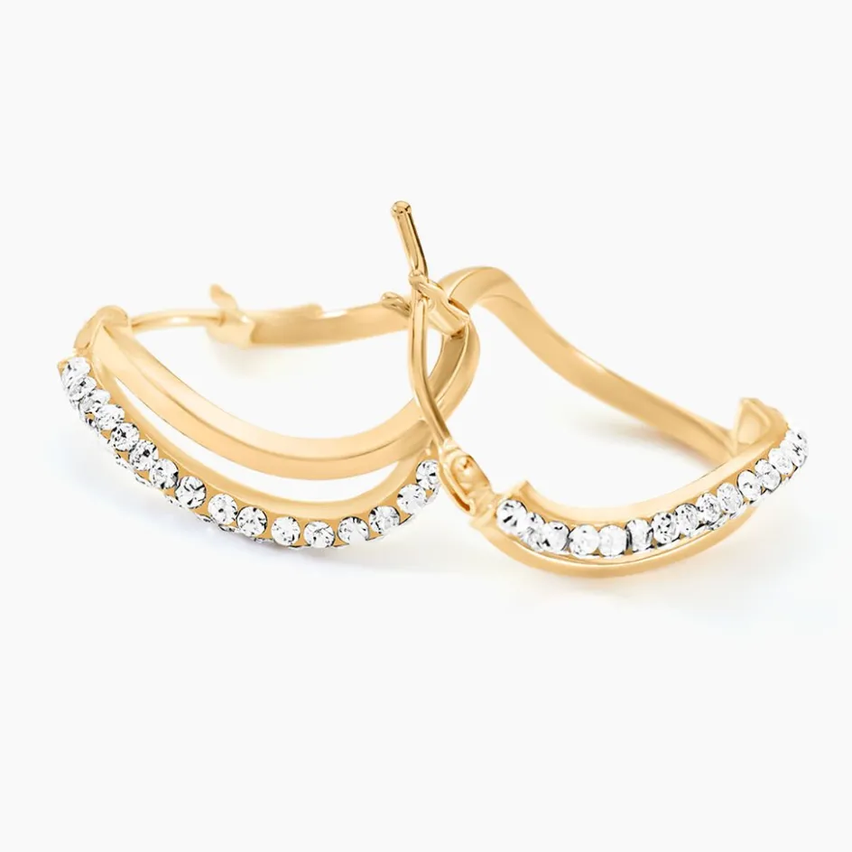 Online Histoire d'Or Créoles Hekate Or Jaune Strass or jaune strass blanc