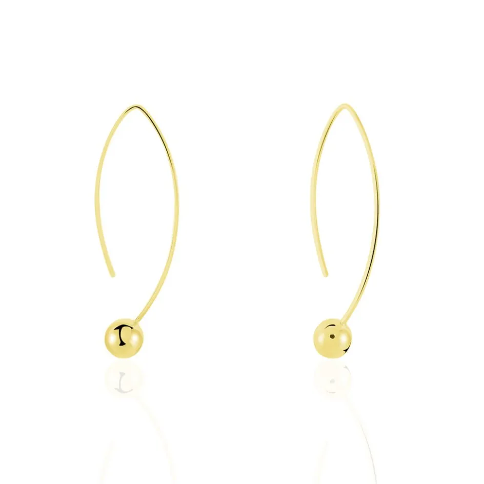 Best Histoire d'Or Créoles Helle Amande Or Jaune