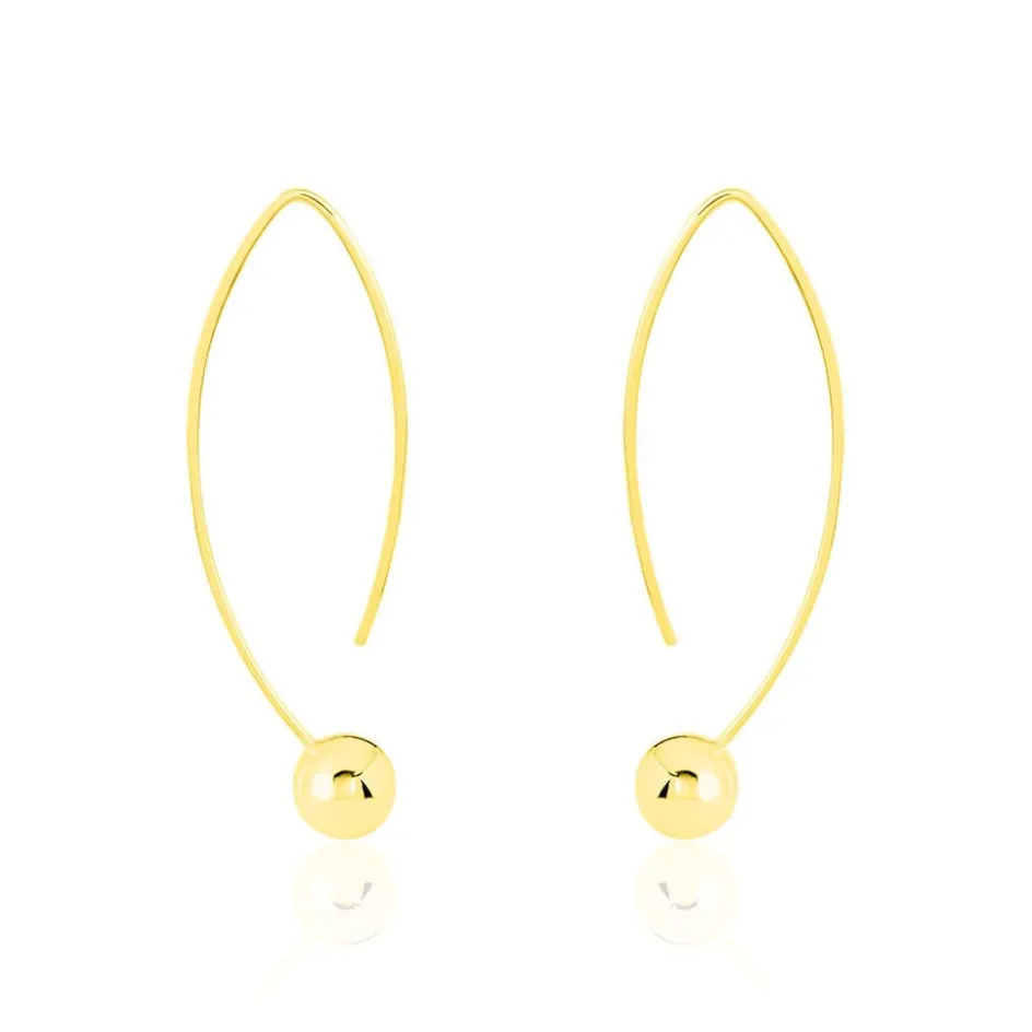 Best Histoire d'Or Créoles Helle Amande Or Jaune