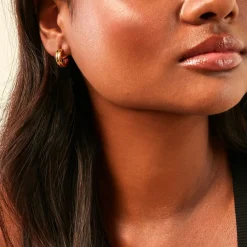 Sale Histoire d'Or Créoles Kallista Plaqué Or Jaune