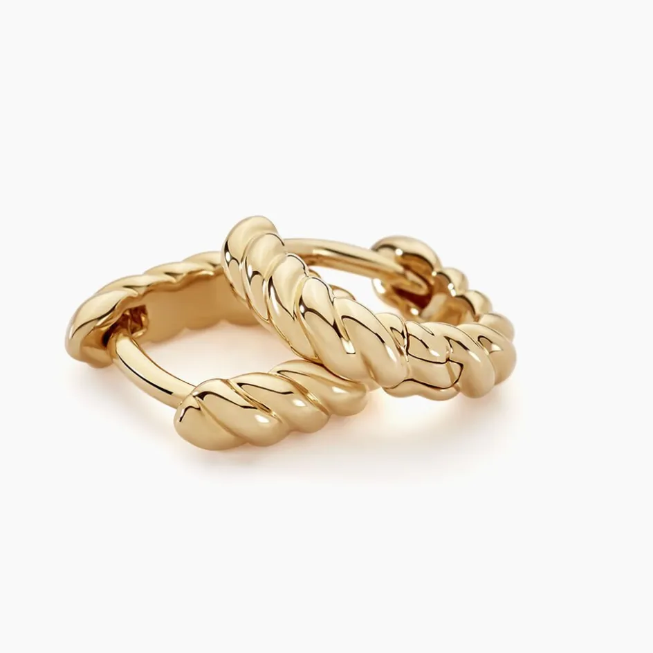 Sale Histoire d'Or Créoles Liah Plaque Or Jaune