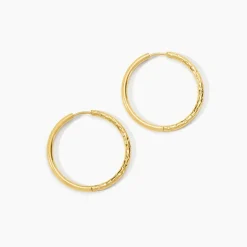 Online Histoire d'Or Créoles Loanne Acier Doré