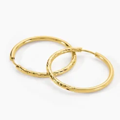 Online Histoire d'Or Créoles Loanne Acier Doré