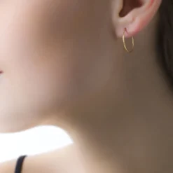 Online Histoire d'Or Créoles Muses Or Jaune