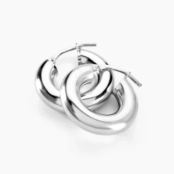 Best Histoire d'Or Créoles Piana Argent Blanc