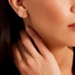 Online Histoire d'Or Créoles Plaqué Or Jaune Mimy Oxydes De Zirconium